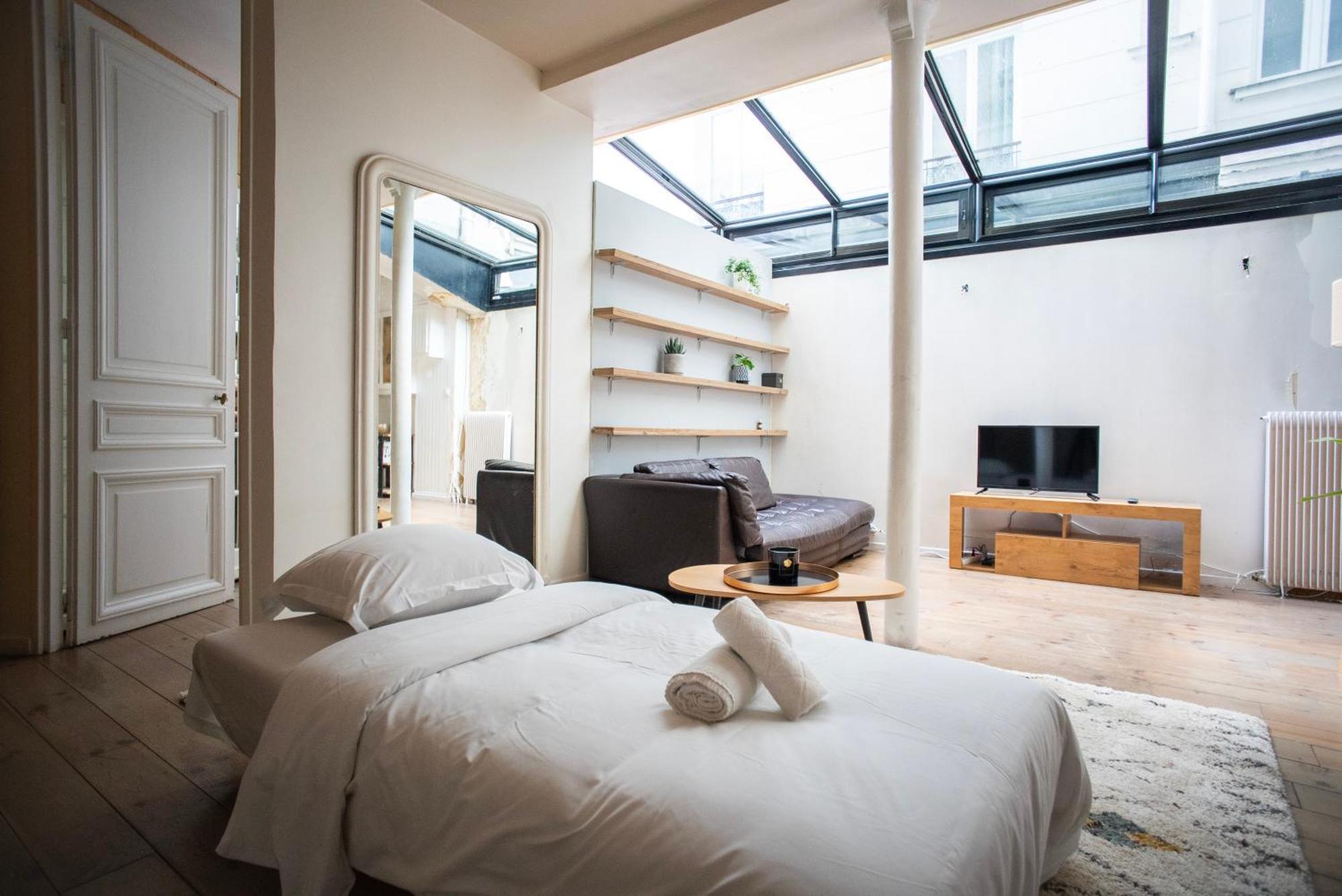 Apartamento Loft Branche Dans Le Quartier Le Plus Tendance De París Exterior foto